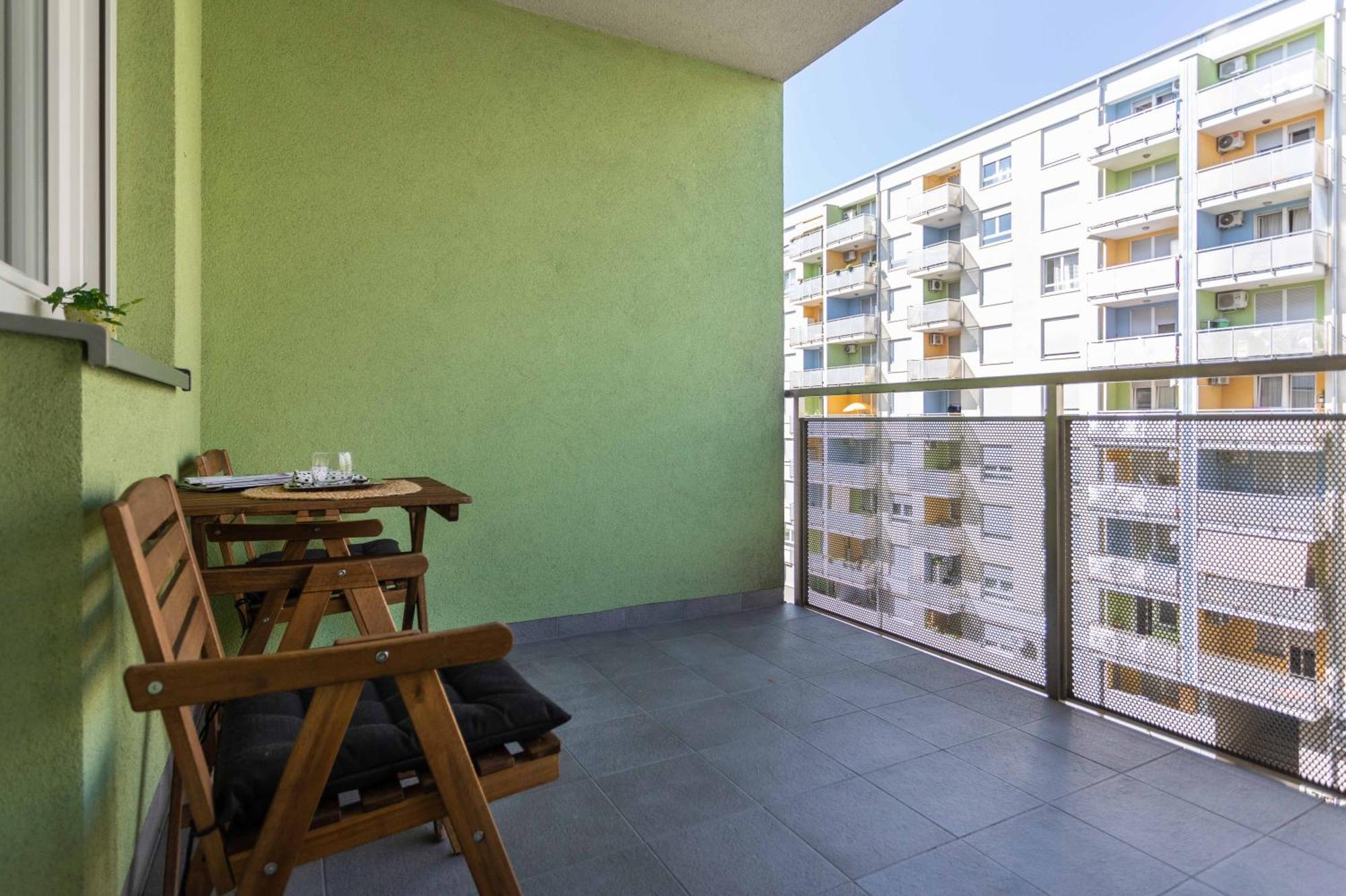 萨格勒布Sunny 1Bdr With Balcony & Parking公寓 外观 照片